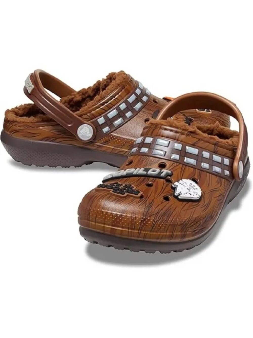 Crocs Star Wars Chewbacca Classic Lined Clogs, Unisex Big Kid M4 / W6